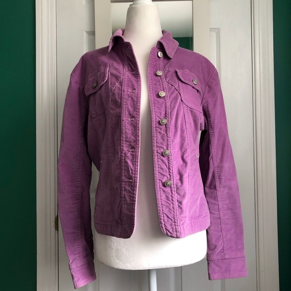 purple velvet jacket Live a Little PM - Picture 4 of 7